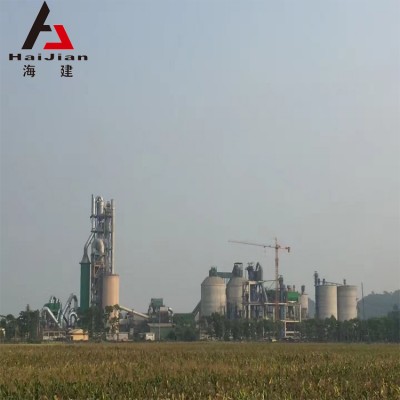 Cement production line produced by Jiangsu Haijian Stock Co.,Ltd.